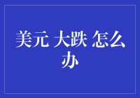 美元大跌怎么办？我帮你解读应对策略