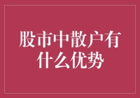 股票市场里的散户：我们也有春天！