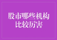 股市里的武林盟主：哪些机构最能炒股？