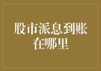 股市派息到账了，你知道去哪儿找吗？