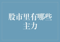 股市里的幕后掌舵者：揭秘主力资金的运作逻辑