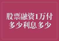 股票融资1万付多少利息多少：分析不同融资方式与利率