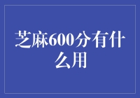 芝麻600分的价值：打开金融与生活的便利之门