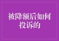 被降额后如何投诉：一场与数字斗争的奇幻冒险