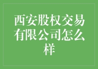 西安股权交易有限公司怎么样？——我的大西安之旅