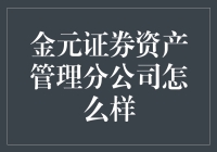 揭秘金元证券资产管理分公司：真的那么'金元'吗？