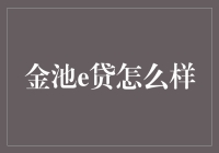 金池e贷：在线贷款新选择——安全性与灵活性的完美结合