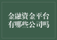 金融资金平台：构建你的金融生态体系