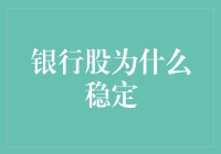 银行股稳定性背后的金融逻辑分析