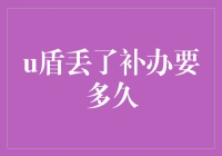 u盾丢了补办要多久？这是一场没有硝烟的战争